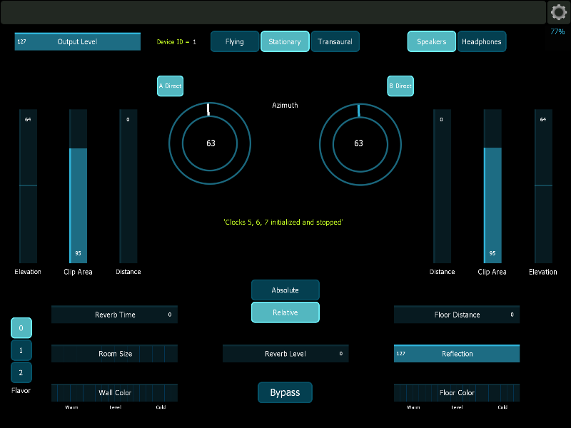 RSS-10 main screen
